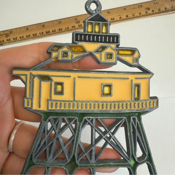 Vtg Thomas Point Maryland MD Suncatcher Retro Metal w Plastic Resin Souvenir - Picture 8 of 9